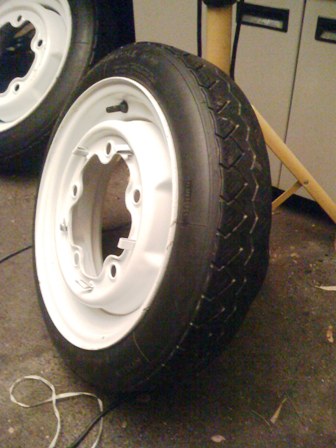 115 / 70R 15, only 4 inches wide, not for registered vehicles