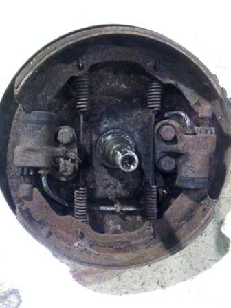 rusty front brakes