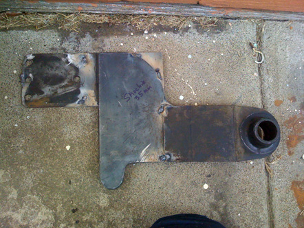 spring plate ready for welding up