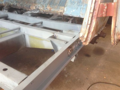 Sills and jacking points welded in