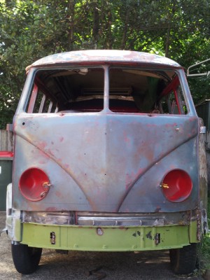 Inner valance welded in position.